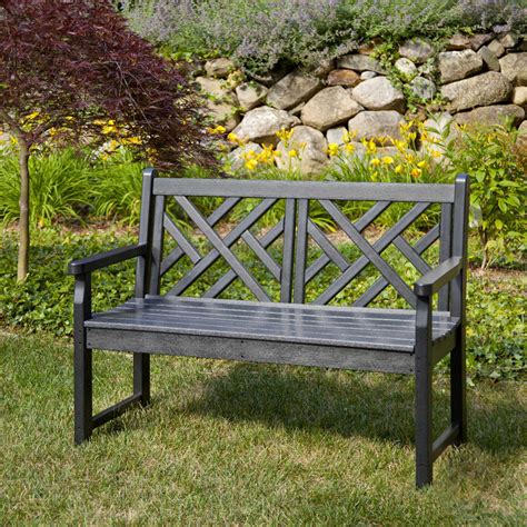 Polywood Chippendale 48 Inch Bench - dfohome.com