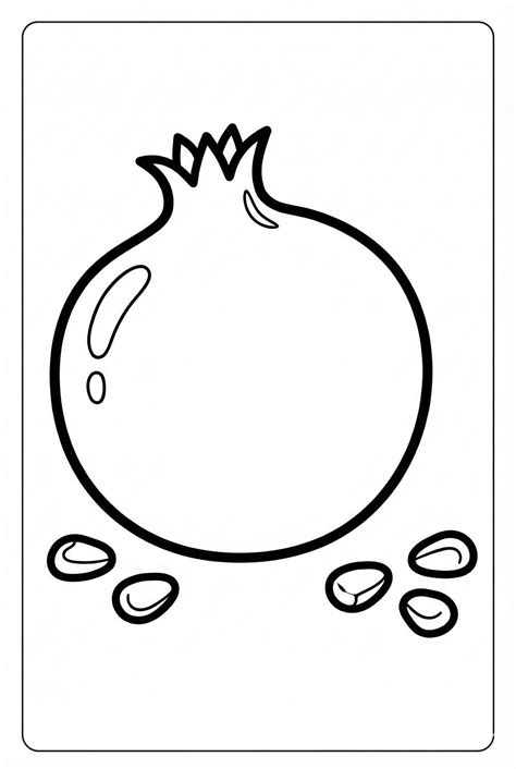 Pomegranate Coloring