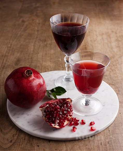 Pomegranate and wine. Directions. Combine the pomegranate juice, wine, and lemon juice in a bowl. Whisk in the cinnamon, nutmeg, cloves and ginger. Crumble in half of the brown sugar and whisk mixture until sugar dissolves. Melt the butter in a skillet over medium heat and swirl to coat the pan. Immediately pour in the juice/spice mixture and increase the heat to … 