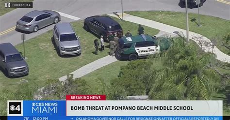 Pompano Beach Middle School evacuated after BSO respond to possible bomb threat