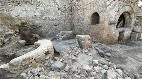 Pompeii archaeologists uncover bakery that doubled as a prison