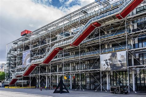 Pompidou museum. Turning convention inside out. Unlike the Louvre and Paris' other cathedrals of art, the Centre Pompidou is designed around its visitors. To create the large, ... 