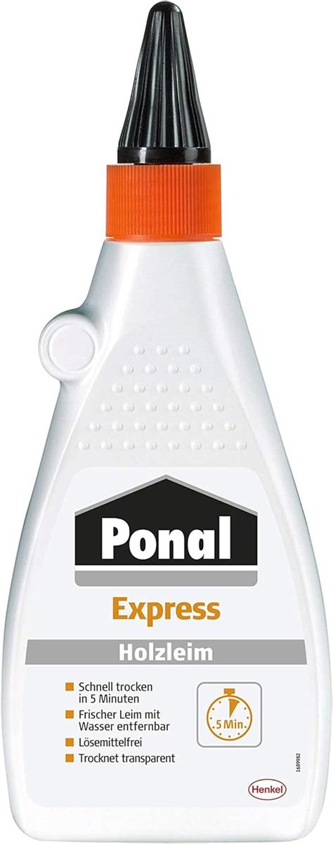 Ponal Express Wood Glue, Transparent and Quick-Drying Wood