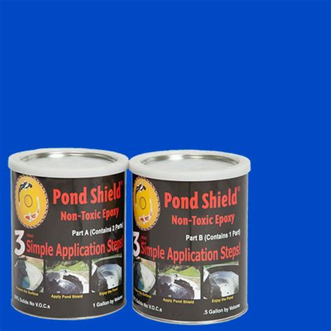 Pond Shield 1.5-gal. Sky Blue Non Toxic Epoxy - The Home Depot