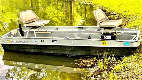 The Pond Prowler 8 is one of the most versatile boats on the market because of it's ability to customize and build from the ground up for a low cost. This vi...