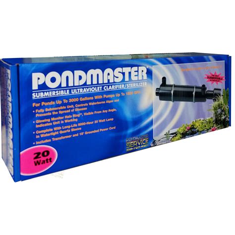 Pondmaster 02920 20-Watt Ultra-Violet-Light Pond Water Clarifier