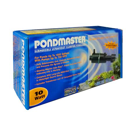 Pondmaster Submersible 10 Watt Pond UV Clarifier, 02910