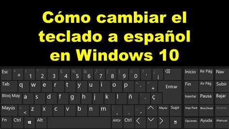 Poner teclado en español windows 10 {vfxlr}