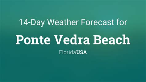 Ponte Vedra Beach, FL Weather Advisories - Warnings & Watches