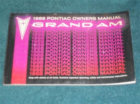 Pontiac grand am 99 owners manual. - Guide to the gayer anderson museum cairo by nibolas warner.