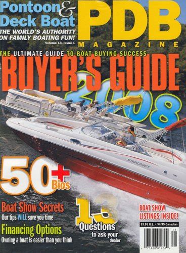 Pontoon deck boat magazine buyers guide 2008 volume 13 issue 1 20008 issue. - Kubota wg972 e2 df972 e2 dg972 e2 engine workshop manual.