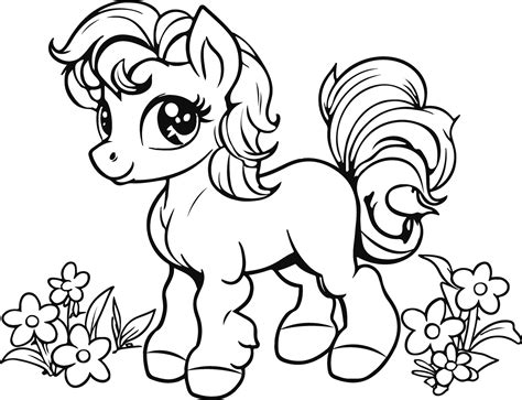 Pony Coloring Picture