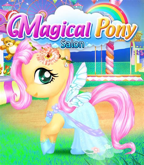 Pony salon. This new game that we have the pleasure to offer to you is a creativity game, a hair salon game in which you have as main character, Rainbow Dash. In this new game, your friend needs your help because her hair is all messed up, and she looks horrible, all this because of one of Trixieâ€™s spells. Now you are invited to help your friend and ... 