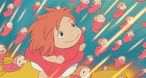 Ponyo anime movie. Ponyo is a curious, energetic young creature who yearns to be human, but even as she causes chaos around the house, her father, a powerful sorcerer, schemes to return Ponyo to the sea. Fantasy 2009 1 hr 40 min. 91%. 5+. G. Starring George Tokoro, Yuki Amami, Rumi Hîragi. Director Hayao Miyazaki, John Lasseter. 