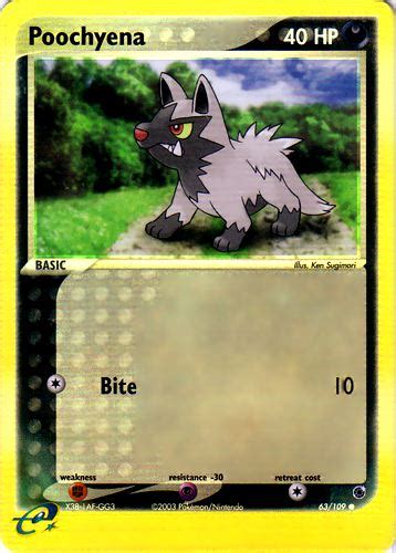 Poochyena EX Ruby & Sapphire TCG Card Database