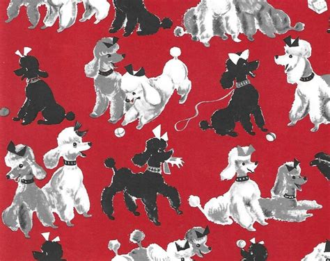 Poodle Wrapping Paper < Original Wrapping Paper