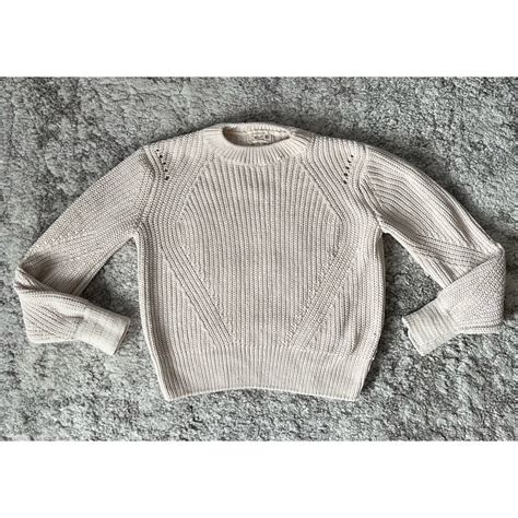 Poof! Women Ivory Pullover Sweater M eBay