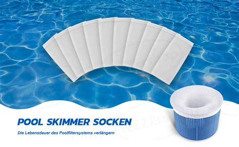 Pool Skimmer Socken - Mesh Pool Socken für Skimmer Korb