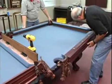 Pool Table Pocket Installation