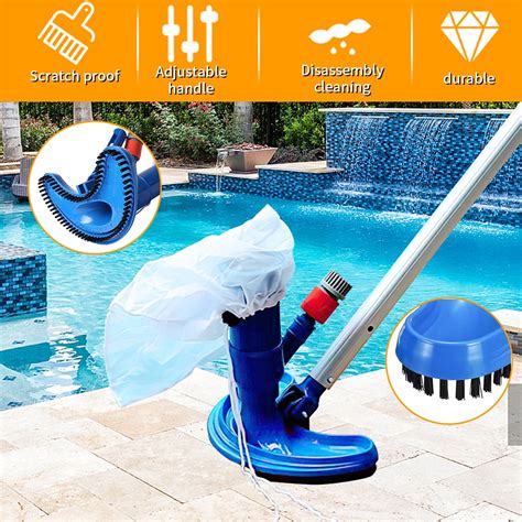 Pool Vacuum Cleaner, Portable Telescopic Underwater Vacuum Filter …