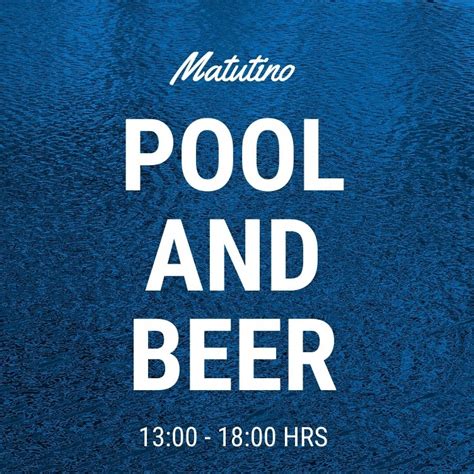 Pool and Beer - matutino - Home - Facebook