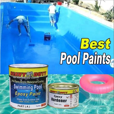 Pool epoxy paint. Epoxy. Gunzite. Poxolon 2. 2. One coat of Zeron may replace two coats of Poxolon 2 in all cases where epoxy is used. As you can see, for concrete and plaster pools all three major types of paint are options, whereas epoxy paint is recommended in the case of gunite and fiberglass pools. As we said, each type has its advantages. 