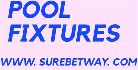Pool fixtures week 30.  Dealing with pools has allowed TFP to become the original a...