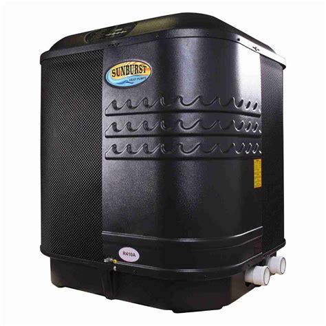 Pool heat pumps. 20,000 gal. 120,000 BTU. 25,000 gal. 140,000 BTU. Heat pumps max out around 135,000 to 150,000 BTU, so larger pools will take longer to heat. It’s important to purchase a properly sized unit in order to maximize energy … 