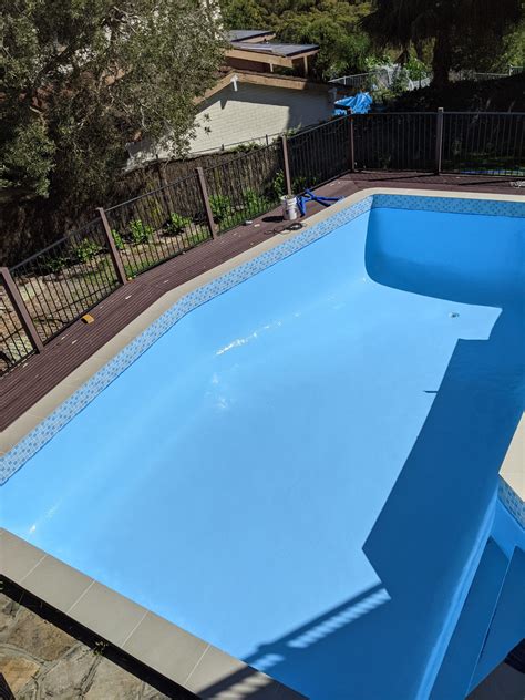 Pool painting. will cause premature pool paint failure. On bare masonry surfaces, apply one coat of pool paint and allow to dry for 12-24 hours. Apply the second coat, keeping the coat as close to the recommended spread rate as possible. Applying too thick a coat or excessive coats can result in paint blistering. Pool paint contains fast 