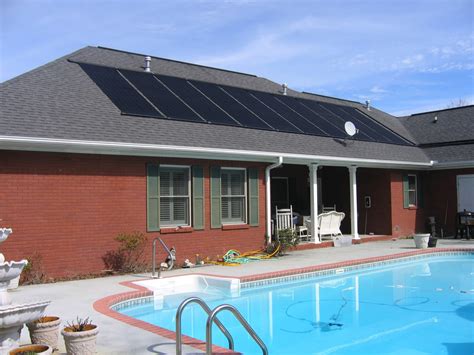 Pool solar panel. 