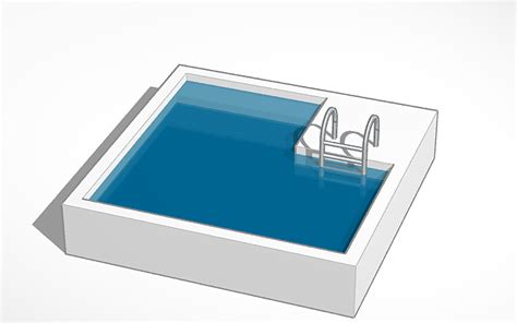 3D design Swimming pool created by Diego Truan with Tinkercad. 