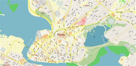 Poole planning map.  With maps, times, distance and miles.  Operating . The Lo...