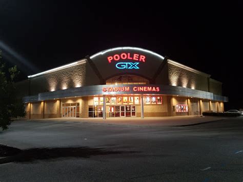 GTC Pooler Stadium Cinemas 12 Showtimes on IMDb: Get local movie times. Menu. Movies. Release Calendar Top 250 Movies Most Popular Movies Browse Movies by Genre Top Box Office Showtimes & Tickets Movie News India Movie Spotlight. TV Shows.