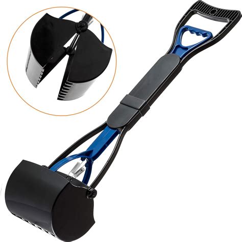 Poop scoop. Pooper Scooper Large Swivel Bin,Heavy Duty Metal Rake&Spade for Large & Small Dogs Non-Breakable Dog Poop Scooper with 20 Waste Bags Easy to Clean Pet Waste Use on Grass, Dirt or Gravel - Pet Supplies. 4.4 out of 5 stars. 2,992. 300+ bought in past month. $35.99 $ 35. 99 ($35.99 $35.99 /Count) 
