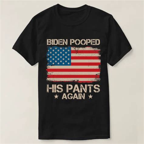 Poopy Pants Biden T-Shirt Zazzle