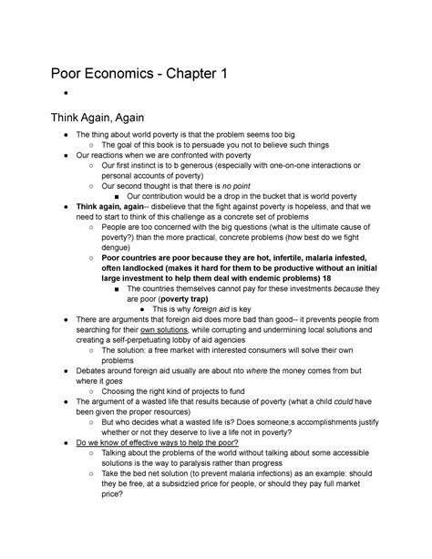 Poor Economics Chapter 2 dominickmurphy