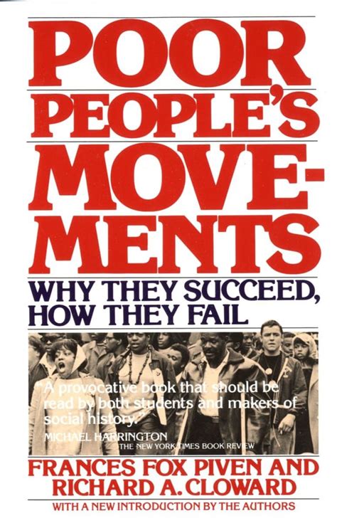 Read Poor Peoples Movements Why They Succeed How They Fail By Frances Fox Piven