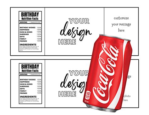 Pop Can Label Template