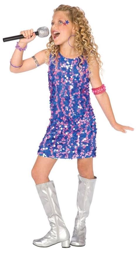 Pop Star Diva Girl Halloween Costume - Girls Costumes