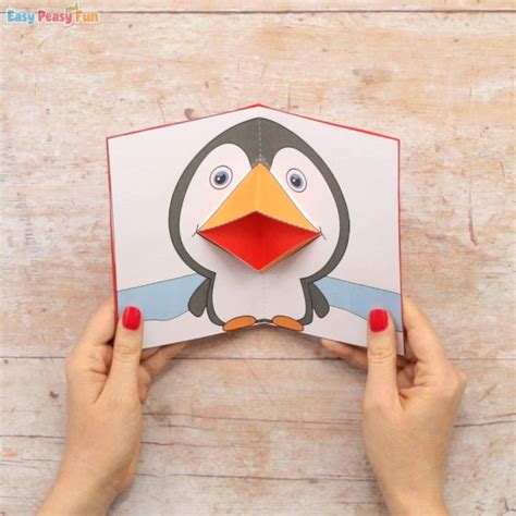 Pop Up Penguin Template