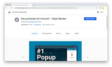 Pop up blocker chrome extension. Poper Blocker adalah ekstensi Adblock khusus yang memblokir semua jenis popup dan iklan di setiap dan seluruh situs web. Saat melakukan streaming acara atau game favorit, … 