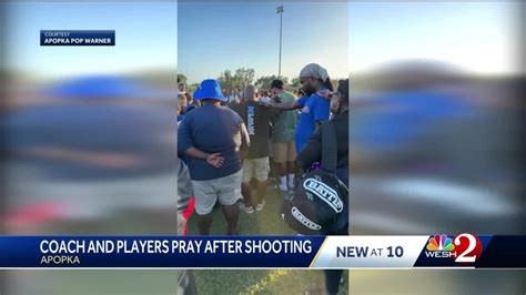 The shooting happened at Field of Fame in Apopka around 8:30 p.m. after a Pop Warner football practice, Police Chief Mike McKinley said at a news conference reported by WFLA. McKinley said the 11 .... 