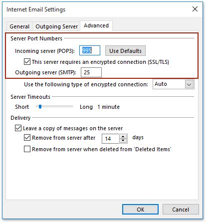 Pop3 port