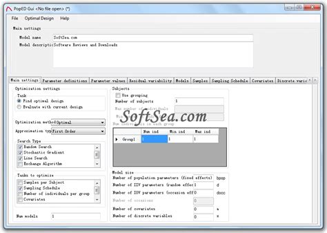 PopED GUI Download - SoftSea