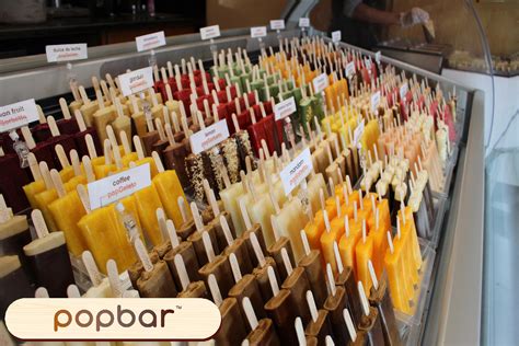 Popbar. About POPBAR Scoop-free, delicious, and one-of-a-kind, we're classic with a twist and dedicated to serving a truly sweet experience to dessert lovers everywhere. Links 