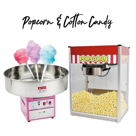 Popcorn and Candy Floss Machine Hire