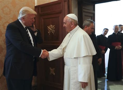 Pope Francis Meets Us President Donald Trump Photos and …