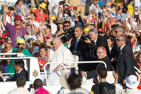 Pope Francis arrives in Portugal for a 5-day visit to attend World Youth Day