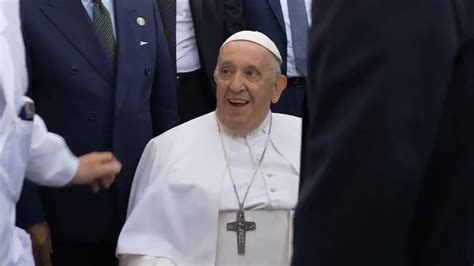 Pope Francis leaves Rome hospital 9 days after having surgery for abdominal hernia and scarring