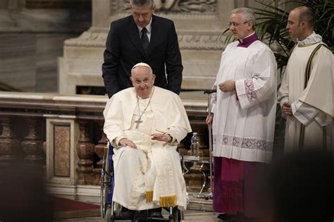 Pope Francis skips Good Friday at Colosseum in chilly Rome
